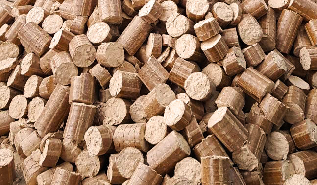 wood briquettes